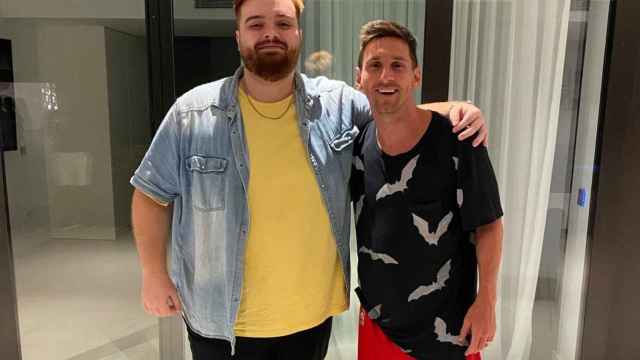 Messi junto a Ibai Llanos / RRSS