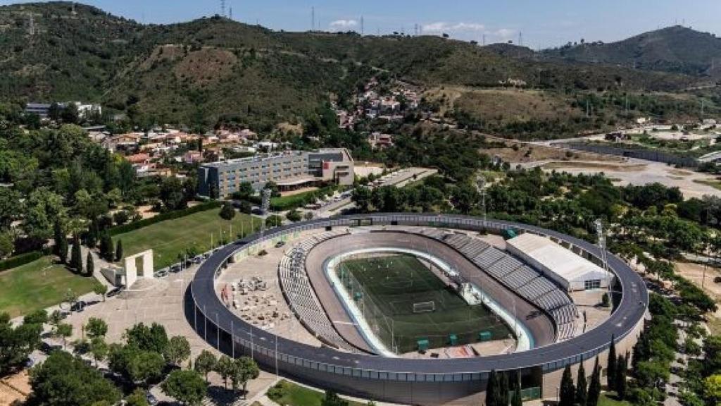 Vista aérea del Velódromo de Horta / AJUNTAMENT