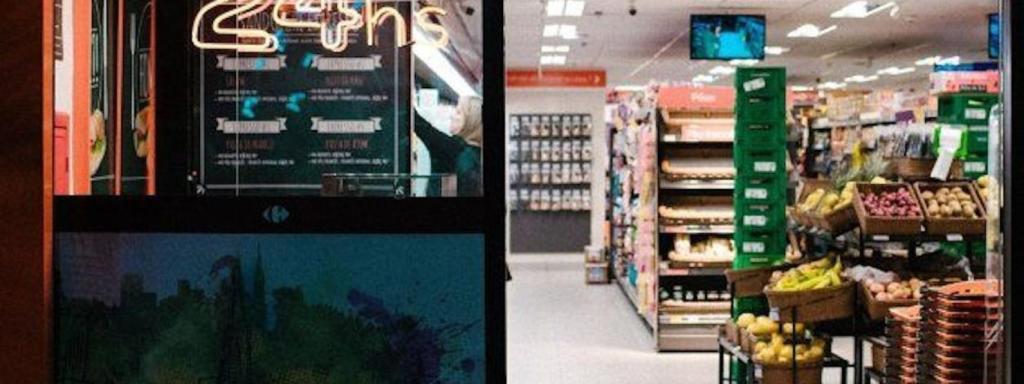 Imatge d'un supermercat 24 hores a Barcelona / ARXIU