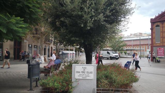 Plaza de Conxa Pérez Collado, en Sant Antoni / INMA SANTOS