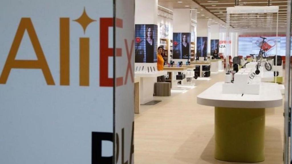 Una tienda física de Aliexpress en España