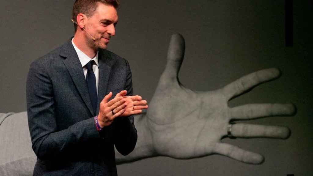 Pau Gasol, durant el seu comiat al Gran Teatre del Liceu / EFE