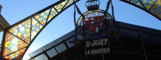 Fachada del mercado de la Boqueria de Barcelona / LA BOQUERIA