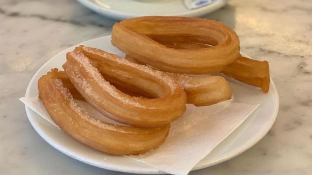 Ración de churros de la granja Viader de Barcelona / INSTAGRAM
