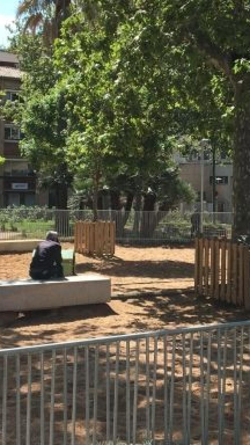 Zona d'oci per a gossos als Jardins de Bacardí / RP