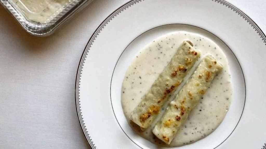 Canelones trufados de Gaig Barcelona / INSTAGRAM