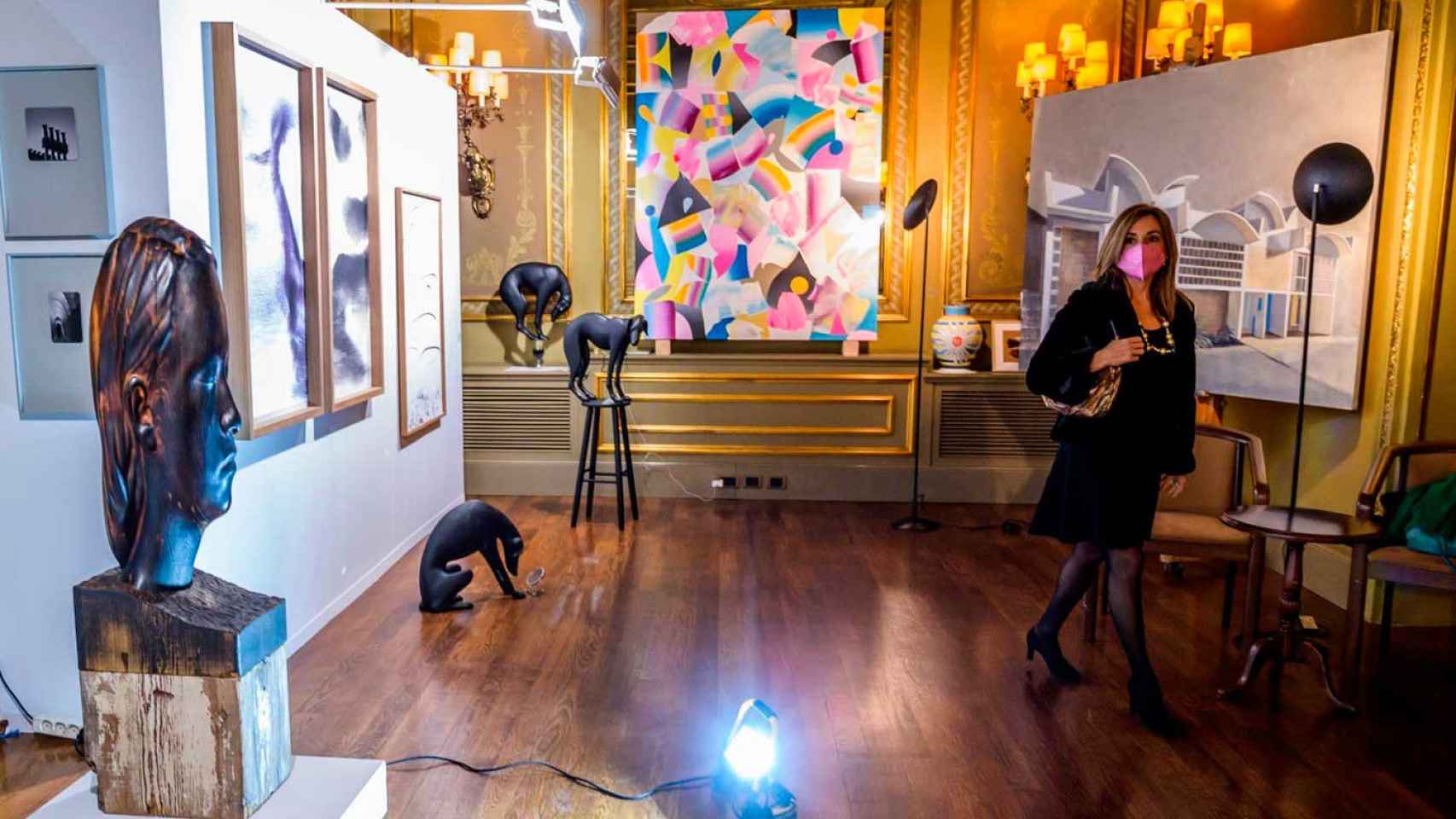 Obras expuestas en la colección 'By invitation' en la pasada edición, en el Círculo Ecuestre / CE