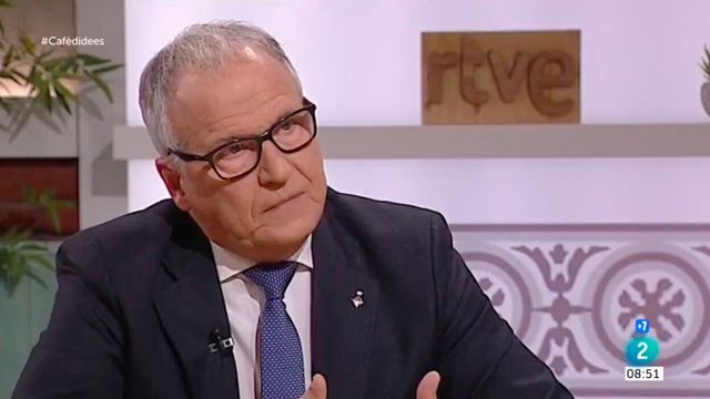 Josep Bou, en un fragmento del programa 'Cafè d'idees' / TVE