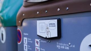 Un contenedor inteligente, en Sant Andreu / AYUNTAMIENTO DE BARCELONA
