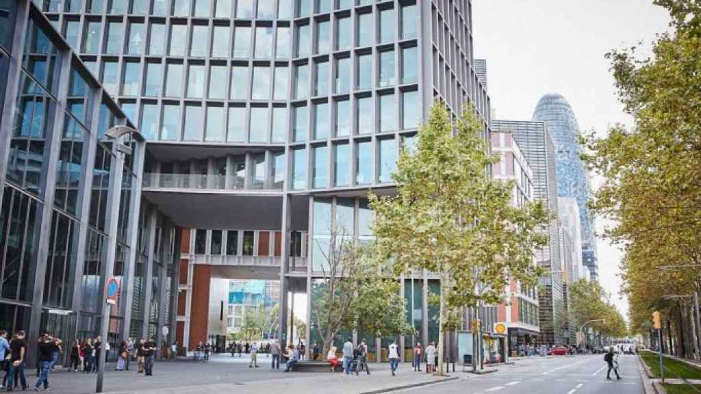 Un edifici al districte tecnològic del 22@, al Poblenou