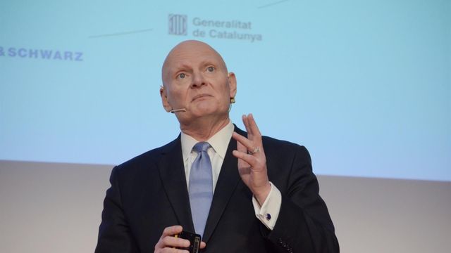 John Hoffman comparece para informar sobre las últimas novedades del Mobile World Congress 2022 / EUROPA PRESS