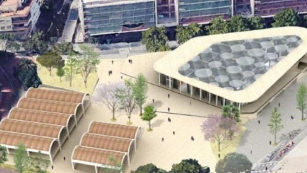 Imatge virtual del nou mercat de Montserrat