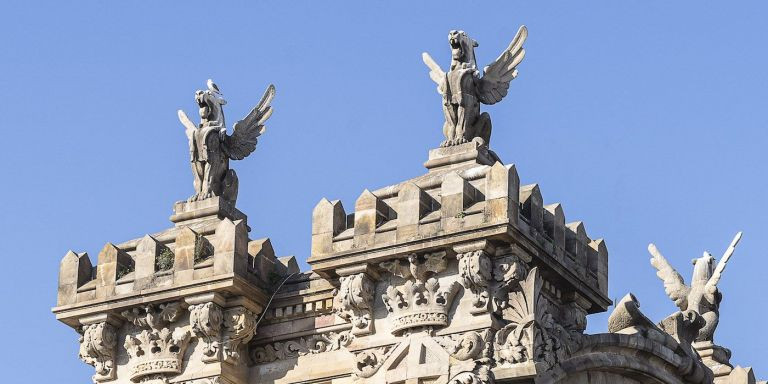 Detalles de la antigua Aduana del Puerto de Barcelona / INMA SANTOS