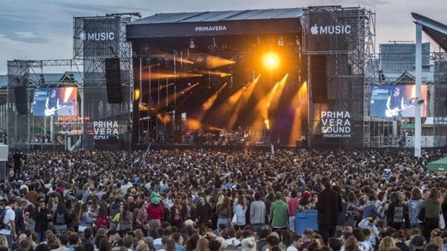 Un concierto del festival del Primavera Sound en el recinto del Fòrum en una imagen de archivo / EFE