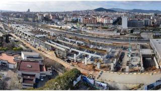 Obras en el ámbito de la estación de la Sagrera / BARCELONA SAGRERA ALTA VELOCITAT