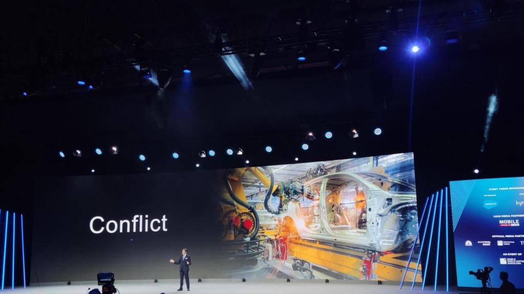 El presidente de Telefónica, José María Álvarez Pallete, en el MWC / EUROPA PRESS