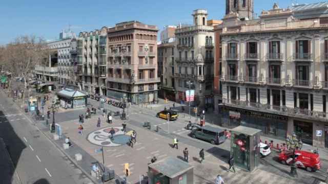 Vista aérea de la Rambla / AYUNTAMIENTO DE BARCELONA