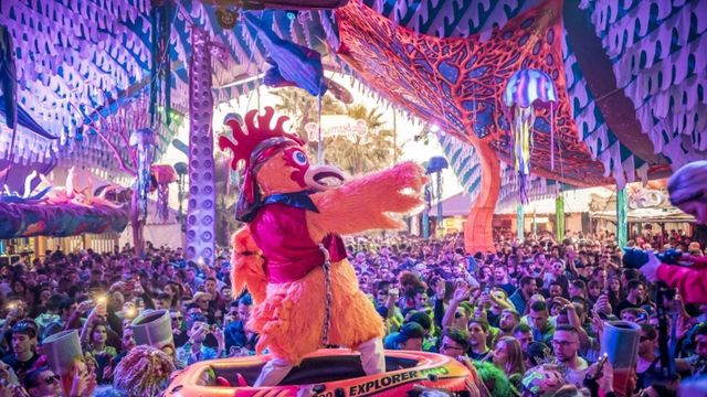 Festival de elrow en Barcelona en su primera sede de Viladecans, donde empezó lo que ahora es un macrofestival mundial / CEDIDA