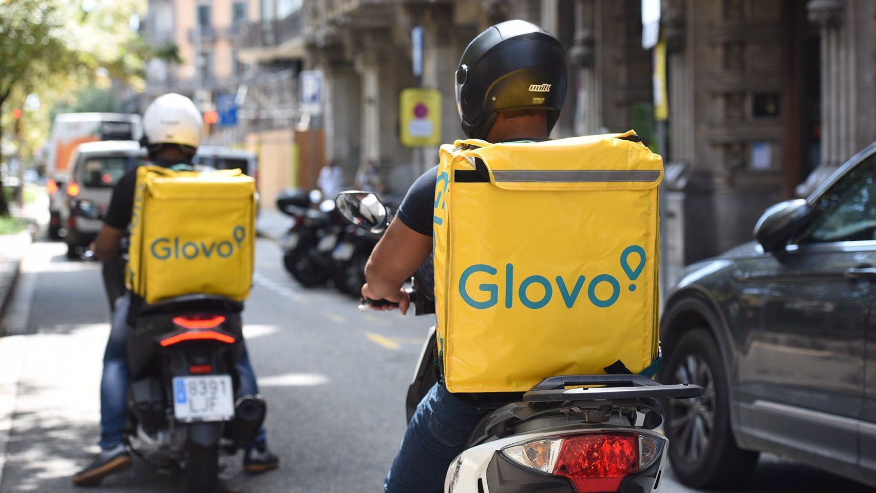Reparto de Glovo en una imagen de archivo / GLOVO