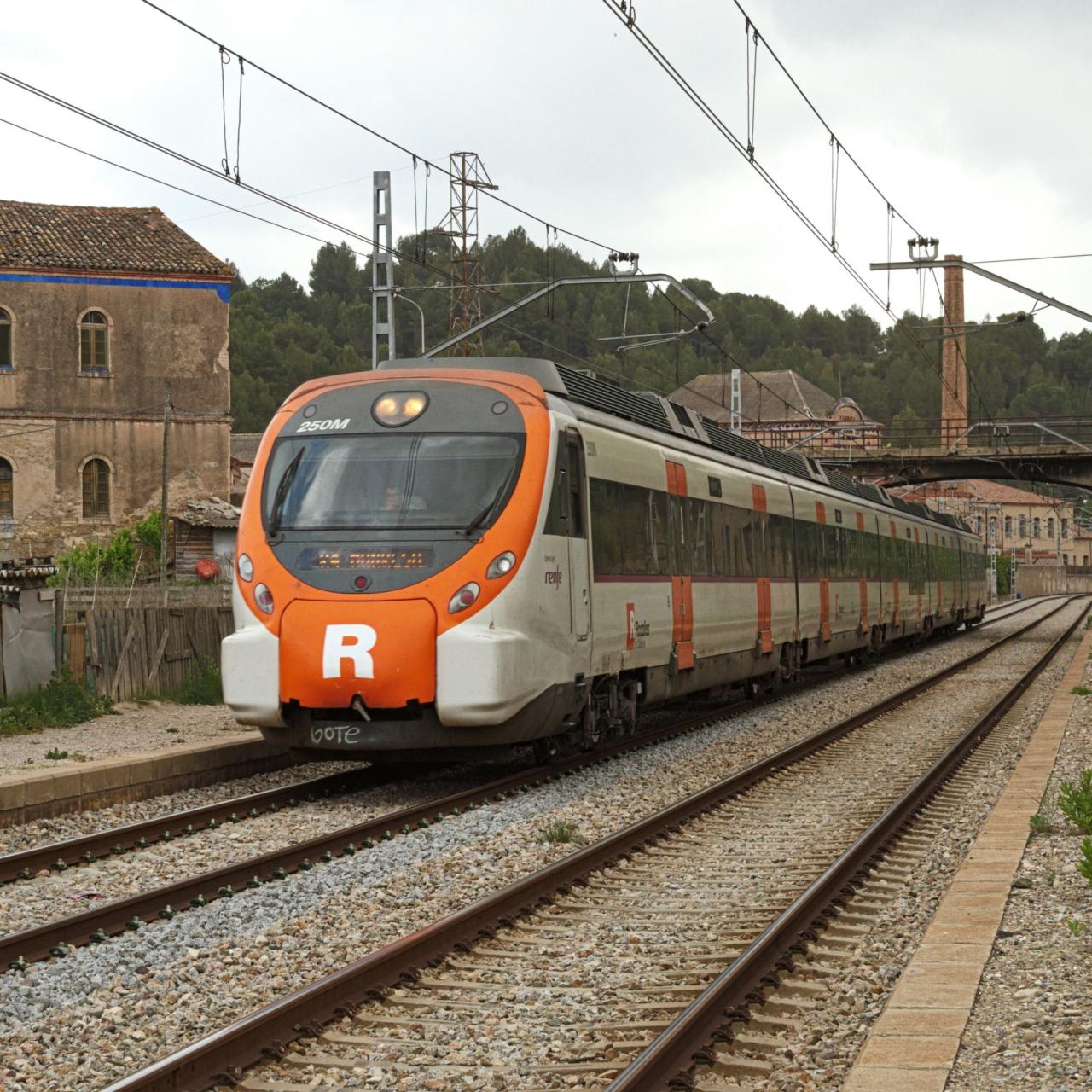 Convoy de Rodalies en la línea R4