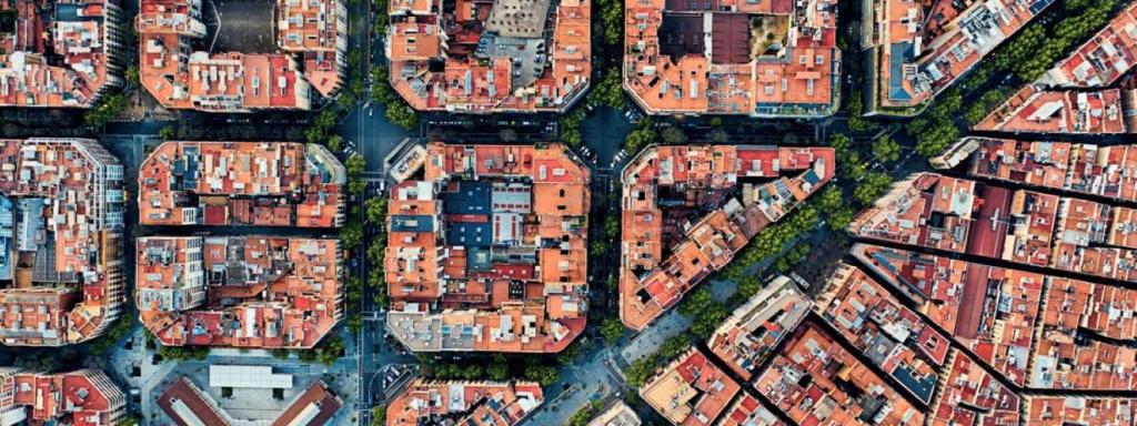 Vista panorámica del Eixample de Barcelona