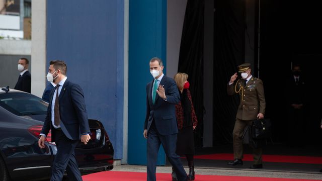 El Rey tras inaugurar el MWC el 28 de febrero / EUROPA PRESS - David Zorrakino