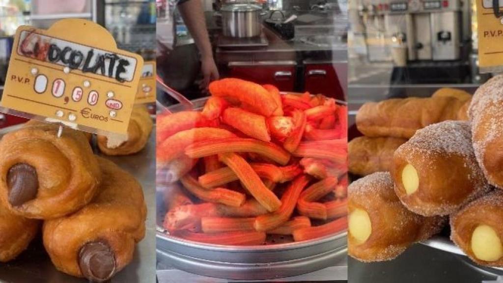 Distintos productos de la churrería Alpuente / METRÓPOLI