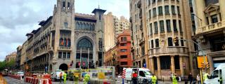 Obras en la vía Laietana / CEDIDA - ALBERTO MEJÍAS