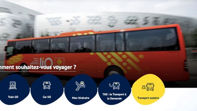Página web de la empresa LiO de autocares / LIO