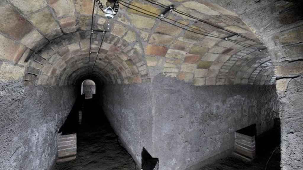 Un refugio antiaéreo de la Sagrera