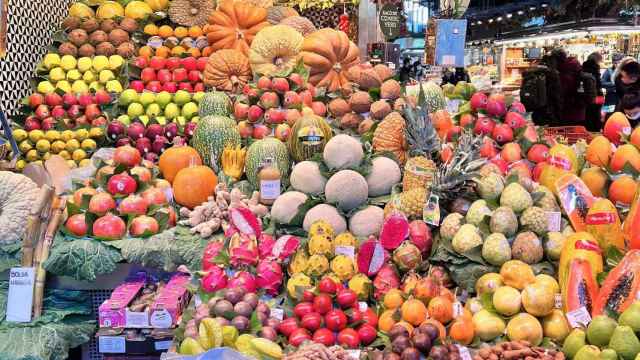 Fruta en el mercado de la Boqueria / TWITTER