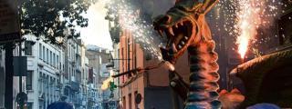 Las 'Festes de maig' de Badalona en una edición anterior / ARCHIVO