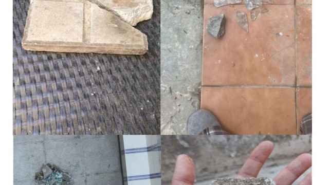 Destrozos en las casas de la Marina de Port / ALBERT TORRAS