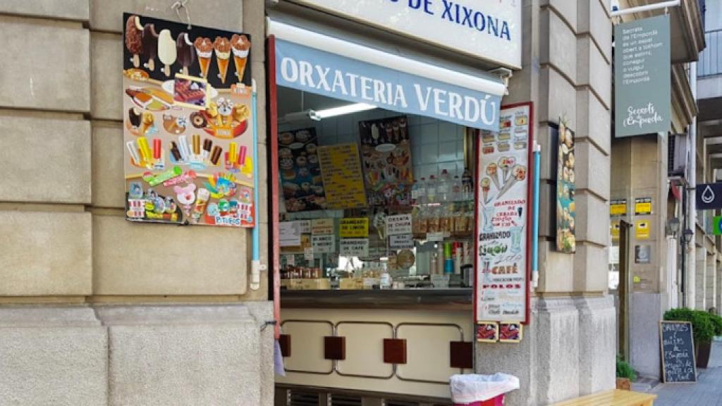Fachada de una de las horchaterías Verdú