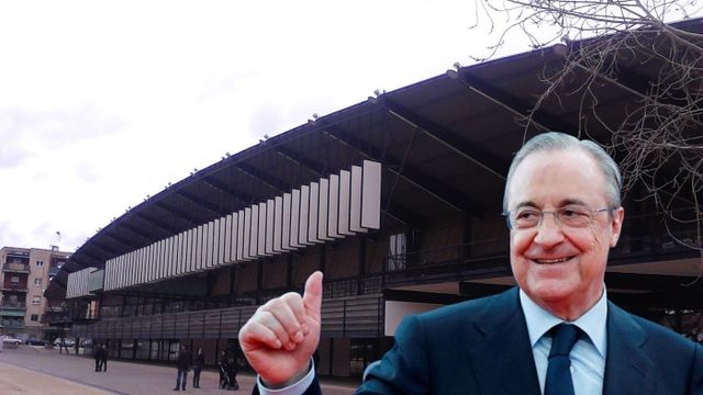 Fotomontaje del Canódromo de la Meridiana y Florentino Pérez / METRÓPOLI