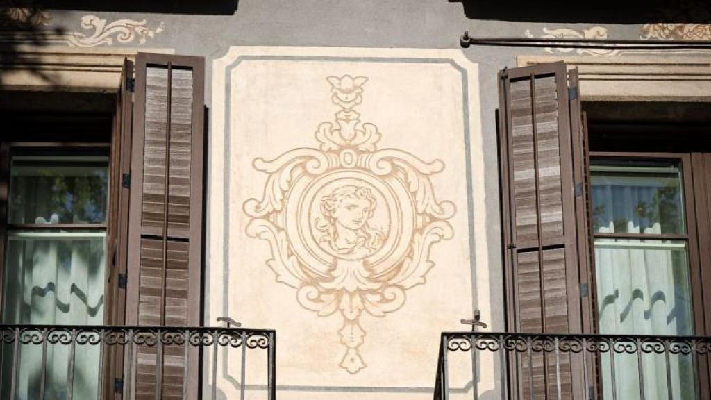 Detalle en la fachada del hotel Antiga Casa Buenavista / INMA SANTOS 
