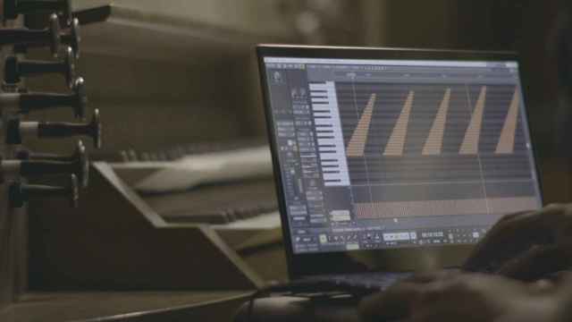 Imagen del vídeo de la primera experiencia sonora protagonizada por un hiperórgano de Barcelona, 'Hyperorgan' / SÓNAR