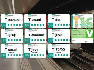 Distintas tarjetas de transporte público de Transports Metropolitans de Barcelona (TMB), que incluyen metro y bus / METRÓPOLI