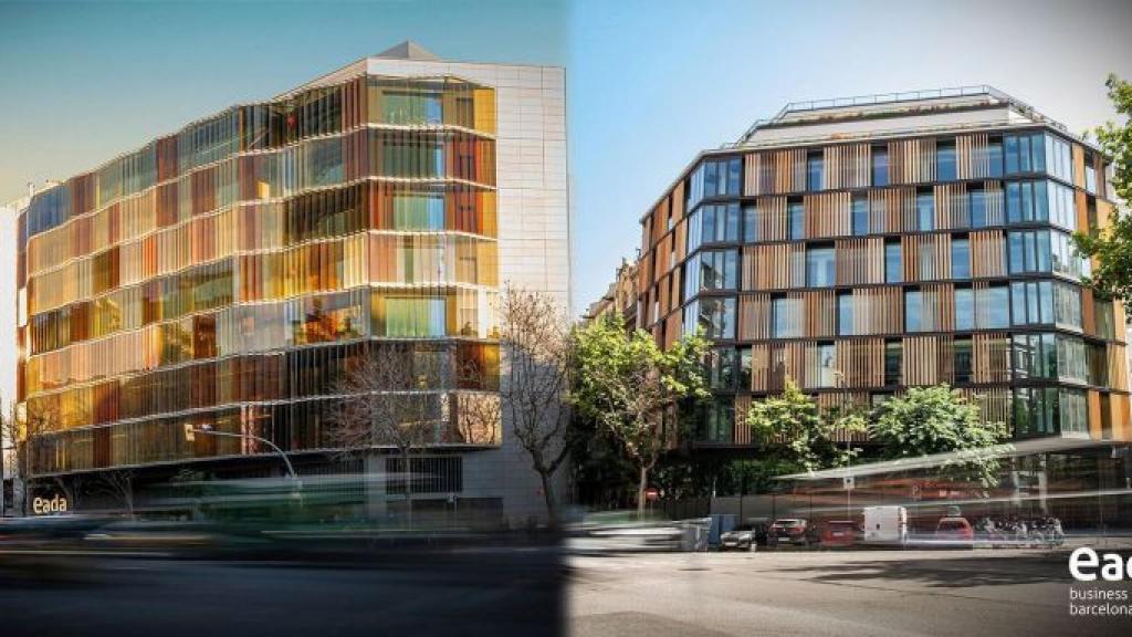Comparativa de los dos campus de Eada situados en Barcelona / EADA