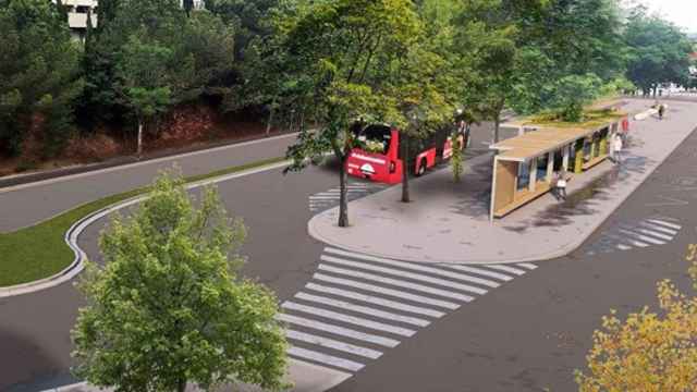 Simulación de una futura parada de bus de la UAB / UAB