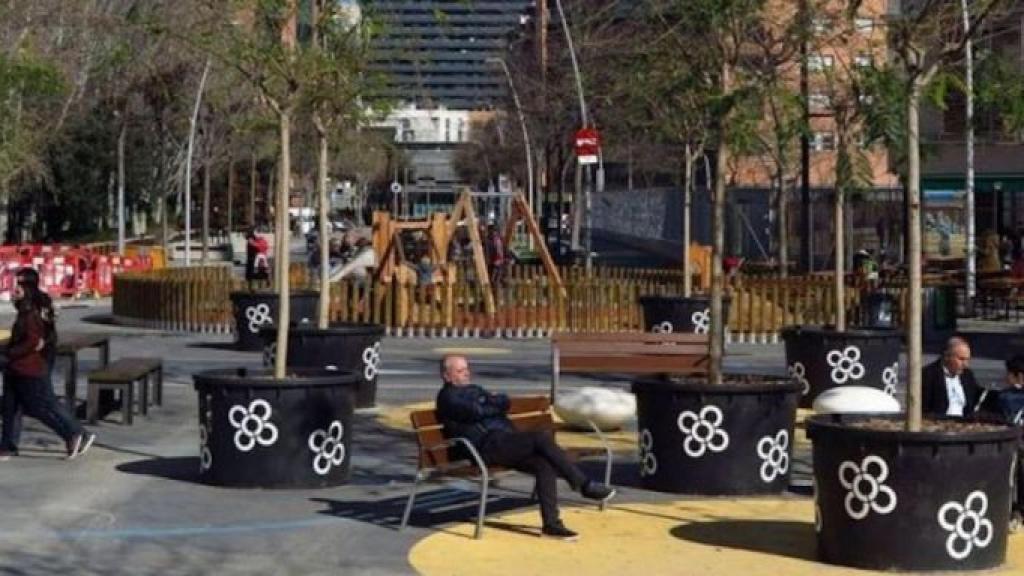 La 'superilla' del Poblenou en una imagen de archivo