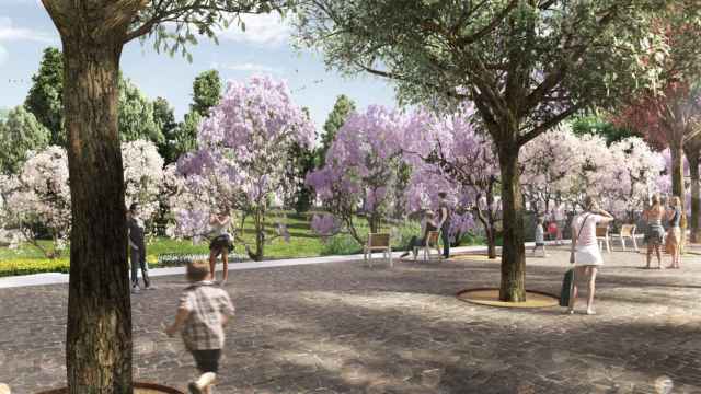 Un render del futuro parque de la Marina del Prat Vermell