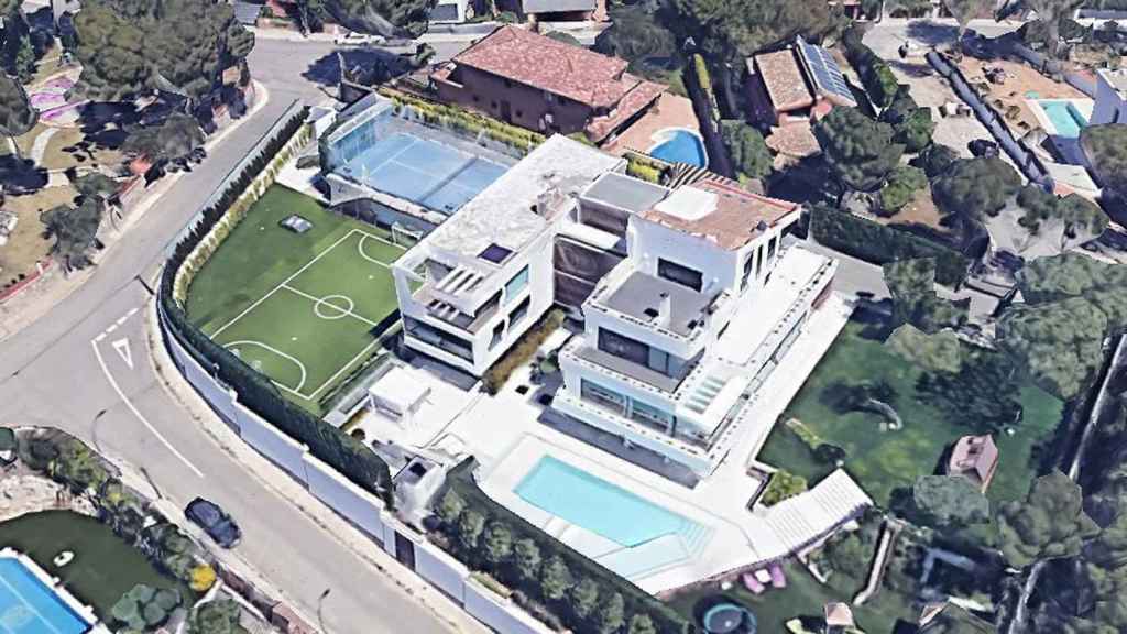 La casa de Leo Messi a Castelldefels / ARXIU