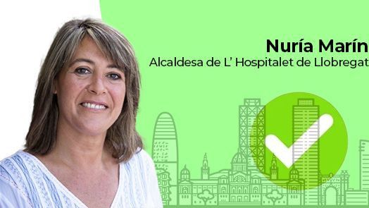 Núria Marín, alcaldesa de L'Hospitalet