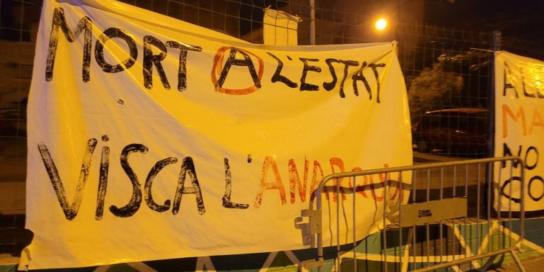 Una de las reivindicaciones de los okupas de Vallcarca / CEDIDA