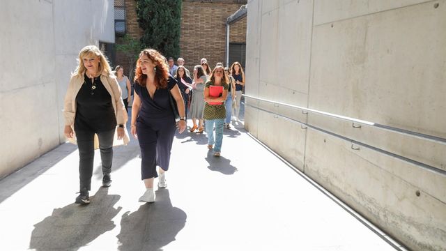 La consellera, Violant Cervera, junto a la teniente de alcalde, Laura Pérez, en Barcelona / GENCAT