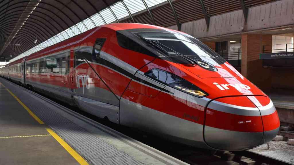 Un tren d'Iryo, un nou servei d'alta velocitat entre Madrid i Barcelona / IRYO