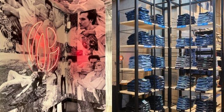 Detalles de la nueva flagship de Pepe Jeans en paseo de Gràcia / CEDIDA