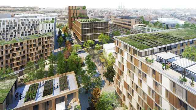 Render del proyecto de la antigua fábrica Mercedes-Benz / AJ BCN