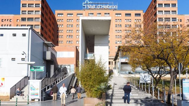 Imagen del Hospital Vall d'Hebron, que ha doblado las camas en UCI por bronquiolitis / Cedida